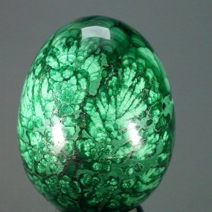 MARVELOUS Malachite Crystal Egg ~46mm