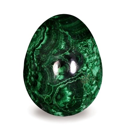 Malachite Crystal Egg ~54mm