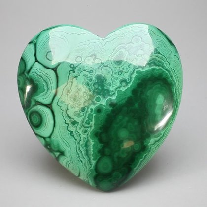 Malachite Crystal Heart ~68x66mm