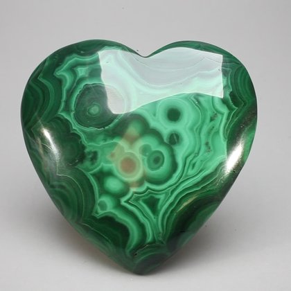 Malachite Crystal Heart ~69x68mm