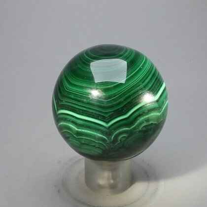 Malachite Crystal Sphere ~43mm