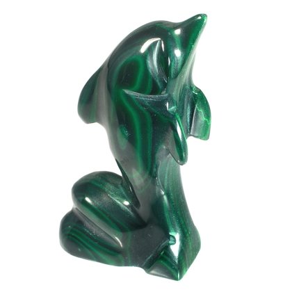 Malachite Dolphin ~58 x 30mm