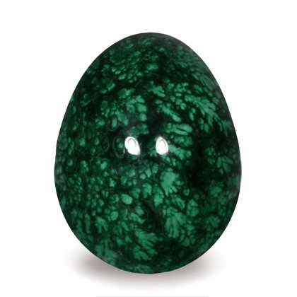 Malachite Crystal Egg ~59mm