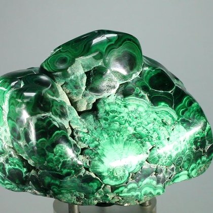 Malachite Freeform Polished Stone ~100mm