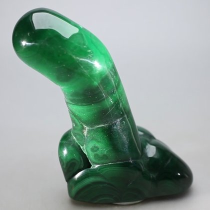 Malachite Freeform Polished Stone ~105mm