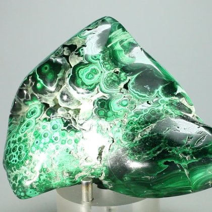 Malachite Freeform Polished Stone ~105mm