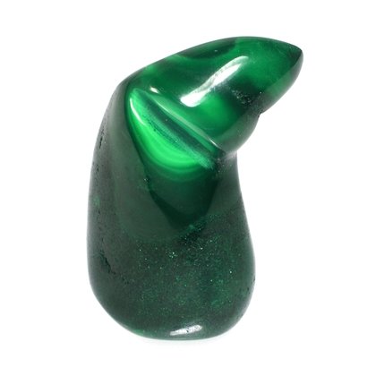 Malachite Freeform Polished Stone ~38mm