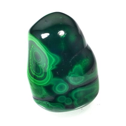 Malachite Freeform Polished Stone ~42mm