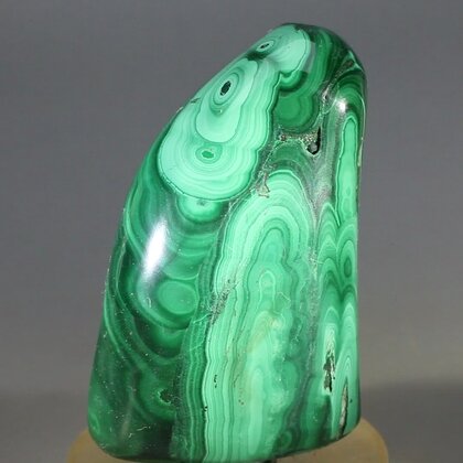 Malachite Freeform Polished Stone ~45mm