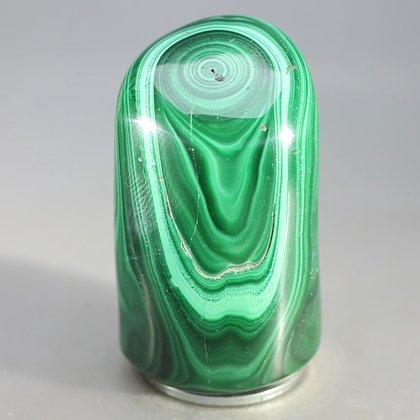 Malachite Freeform Polished Stone ~48mm