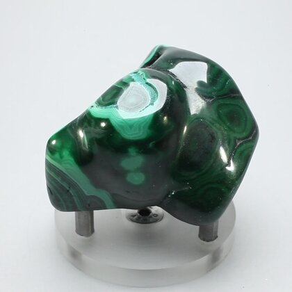 Malachite Freeform Polished Stone ~55mm