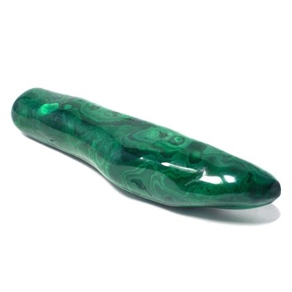 Malachite Freeform Polished Stone ~110mm