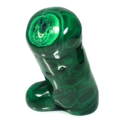 Malachite Freeform Polished Stone ~57mm