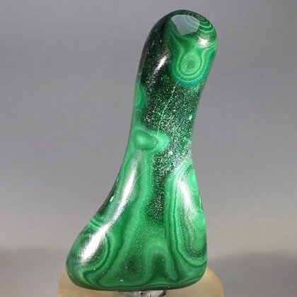 Malachite Freeform Polished Stone ~60mm