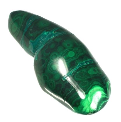 Malachite Freeform Polished Stone ~61mm