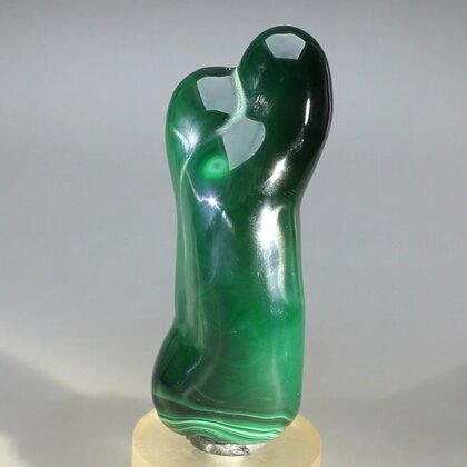 Malachite Freeform Polished Stone ~72mm