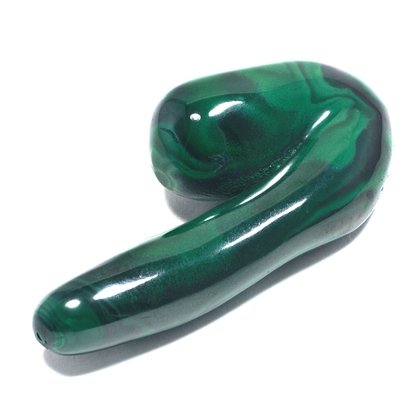 Malachite Freeform Polished Stone ~90mm