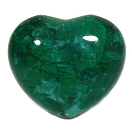 Malachite Howlite Crystal Heart ~45mm