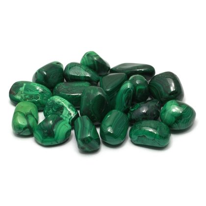 Malachite Tumble Stone (15-20mm)