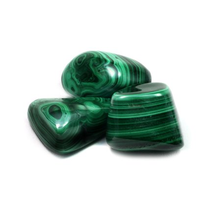 Malachite Tumble Stone (30-40mm)