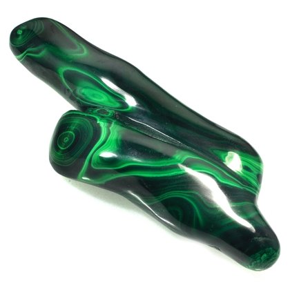 MAGNIFICENT Malachite Freeform Polished Stone~32mm