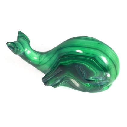 Malachite Whale ~22 x 46mm