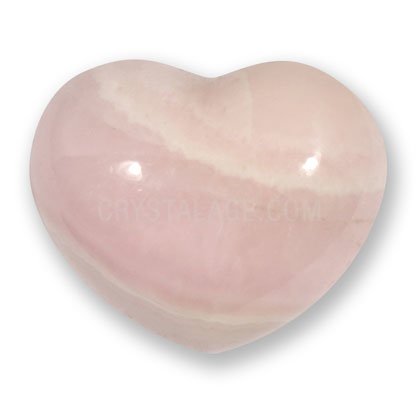 Mangano Calcite Crystal Heart ~45mm