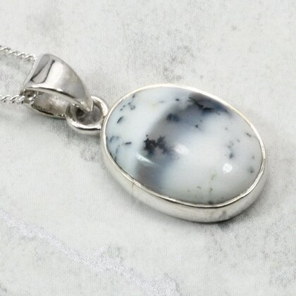 Merlinite 925 Silver Pendant ~17mm