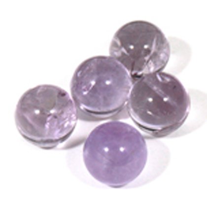 Mini Amethyst Spheres (Pack of 5) ~12mm
