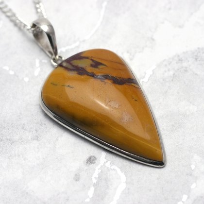 Mookaite & Silver Pendant - 38mm