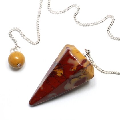 Mookaite Crystal Pendulum
