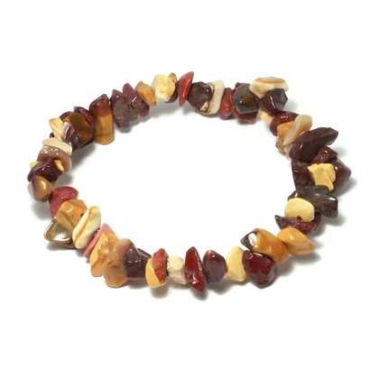 Mookaite Gemstone Chip Bracelet