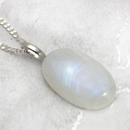 Moonstone Gemstone Pendant ~28mm