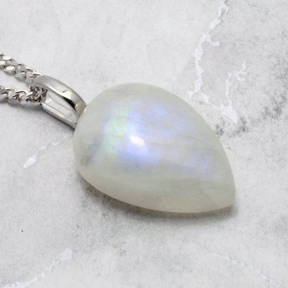 Moonstone Gemstone Pendant ~24mm