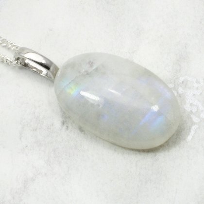 Moonstone Gemstone Pendant ~25mm