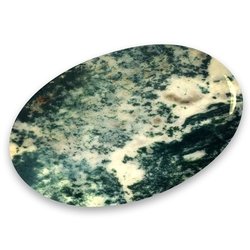 Moss Agate Palm Stone
