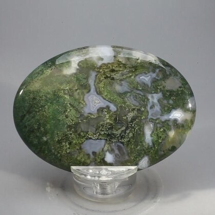 Moss Agate Palmstone (Extra Grade) ~70x50mm