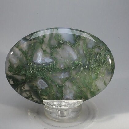 Moss Agate Palmstone (Extra Grade) ~70x50mm