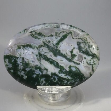 Moss Agate Palmstone (Extra Grade) ~70x50mm