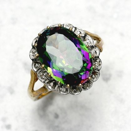 Mystic Topaz Ring in 9ct Gold