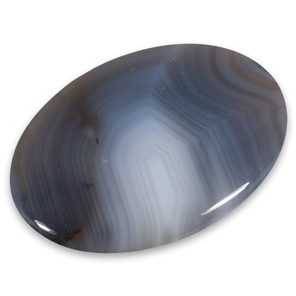 Natural Banded Agate Palmstone (Extra Grade) ~70 x 50 mm