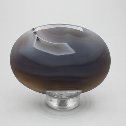 Natural Banded Agate Palmstone (Extra Grade) ~70 x 50 mm
