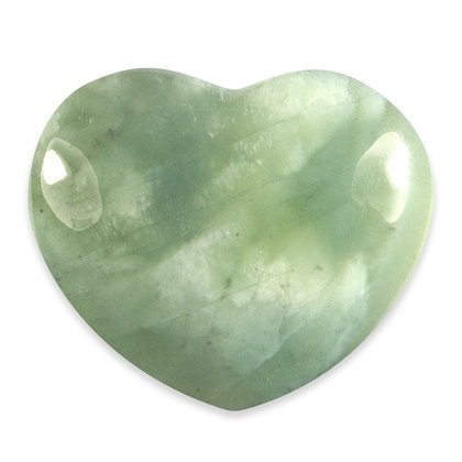 New Jade Crystal Heart ~45mm