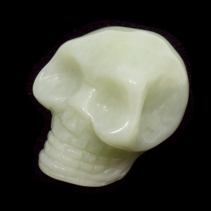New Jade Crystal Skull - 4cm