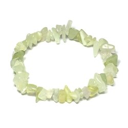New Jade Gemstone Chip Bracelet