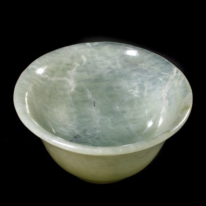 New Jade Gemstone Healing Oil Bowl ~100mm