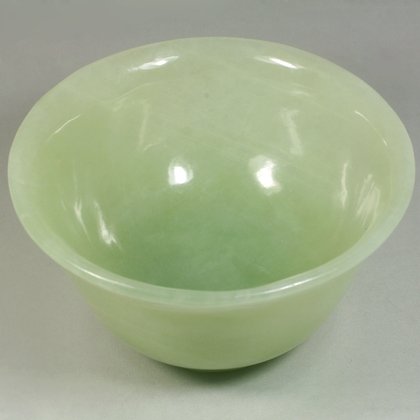 New Jade Gemstone Healing Oil Bowl ~95mm