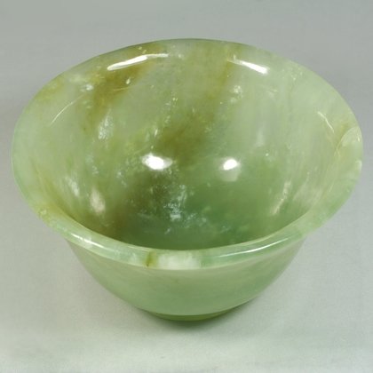 New Jade Gemstone Healing Oil Bowl ~95mm