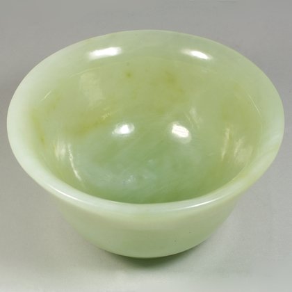 New Jade Gemstone Healing Oil Bowl ~95mm