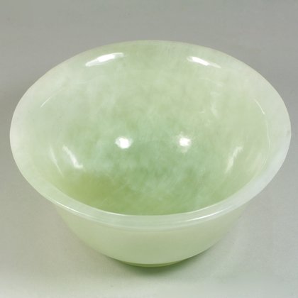 New Jade Gemstone Healing Oil Bowl ~95mm